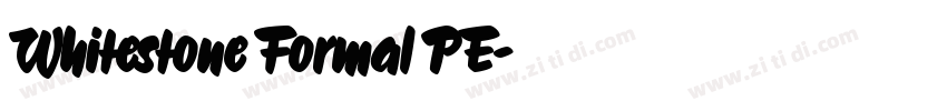 Whitestone Formal PE字体转换